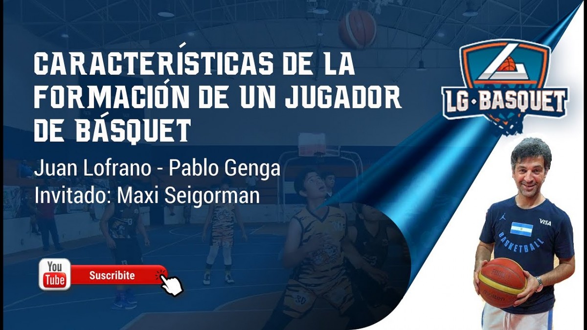 Caracter�sticas de la formaci�n de un jugador de b�squet
